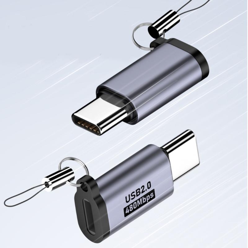 USB to Type C Connector Optional Adapers for Effortless Switching Between Devices Data Transfer and Charging Supply