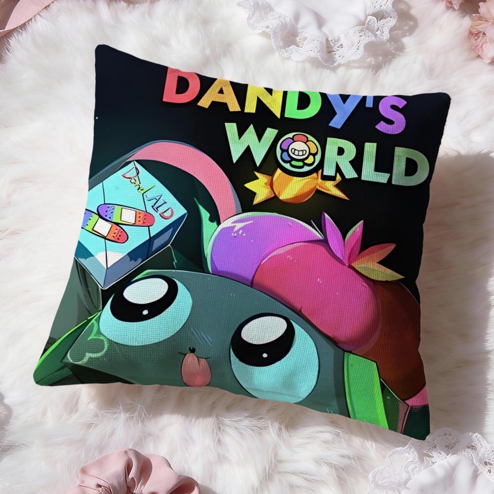 game cute d-Dandys World Cushion Cover Premium Comfort Reversible Pillow Cove -Two in One Design for Any Room & Car Interior