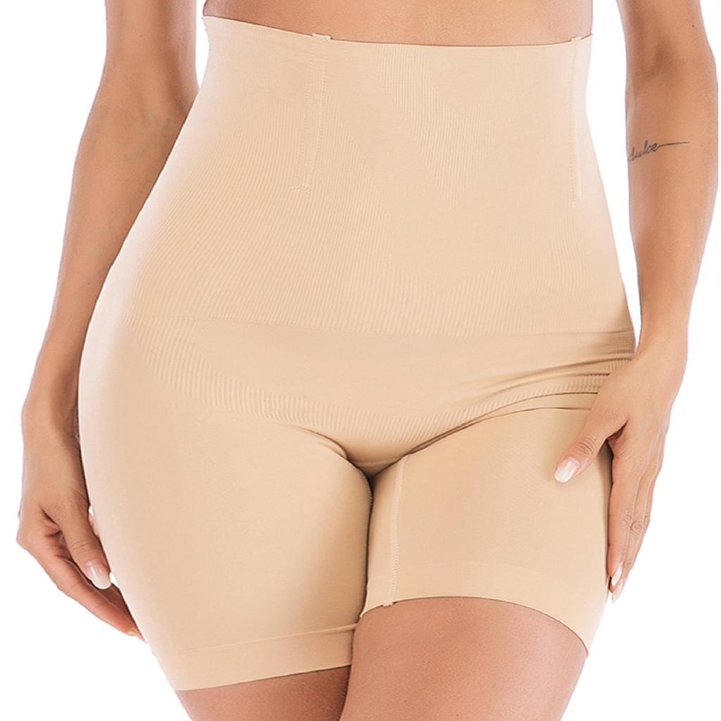 Women High Waist Hip Honeycomb Pants Postpartum Lengthened Boxer Body Shaping Panties Body Safety Underwear