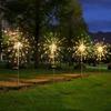 Solar Firework Lights Outdoor Waterproof Lights Camping Ambient String Lights Solar Ground Plug Firework Lights String Lights