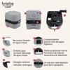Toilette Portable Chimique pour Adultes 24L Camper, Camping, Auto Caravane WC Briebe WC1195G Gris