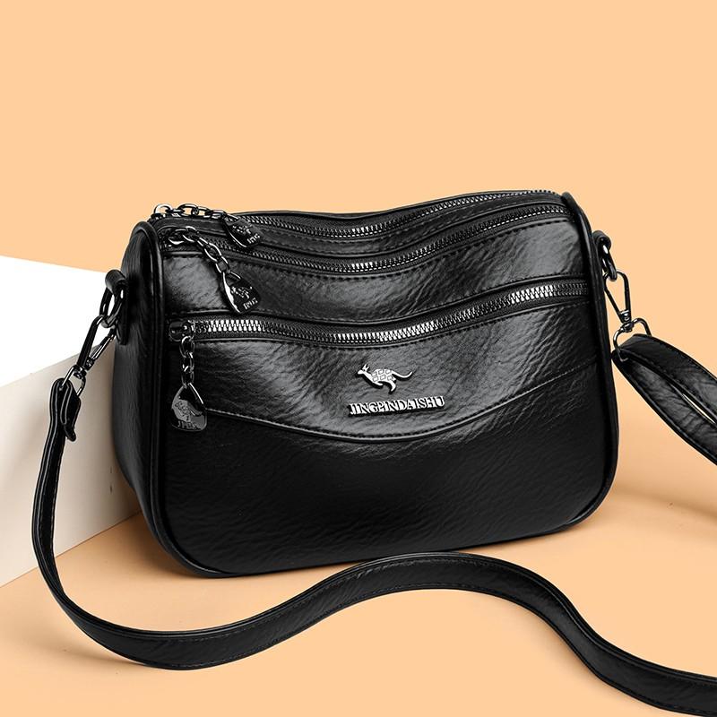 Damen Umhängetasche Mehrschichtige Umhängetasche Muttertasche Große Kapazität Schultertasche