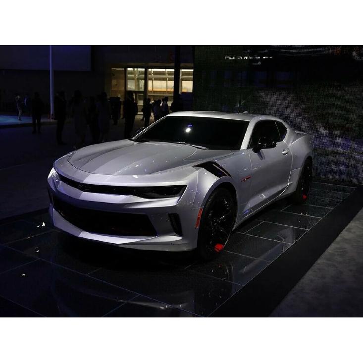 2 szt. Błyszczące Naklejki Paski Hash Marks na Błotnik Boczny Dla Chevy Corvette Camaro