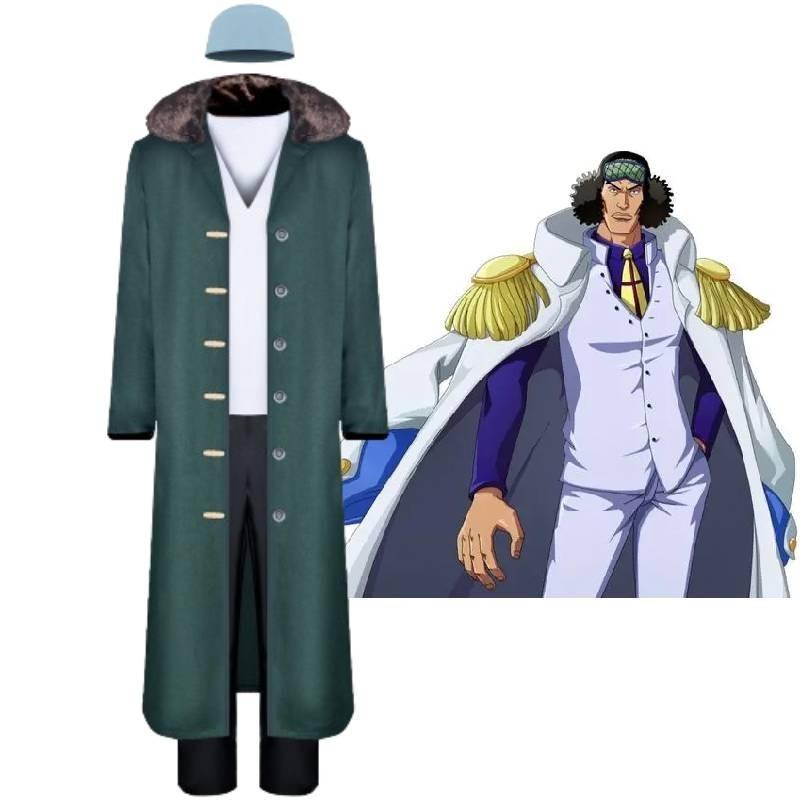 One Piece Kuzan Costume For Halloween Party Cosplay Events Anime Convention