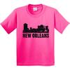 Inktastic New Orleans Skyline Grunge Youth T-Shirt Skylines Louisiana Silhouette