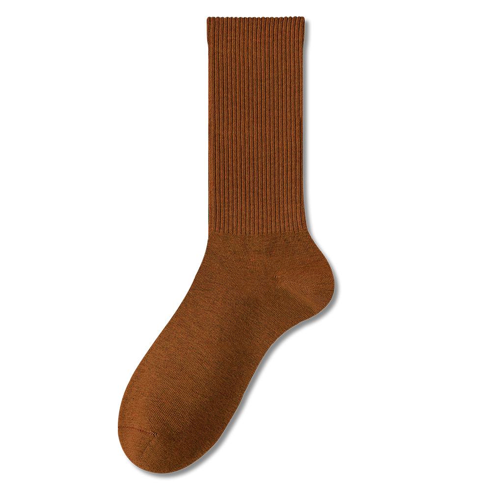 Women's Seamless Knee-High Cotton Socks, Antibacterial & Warm, Autumn/Winter 2024 Collection
