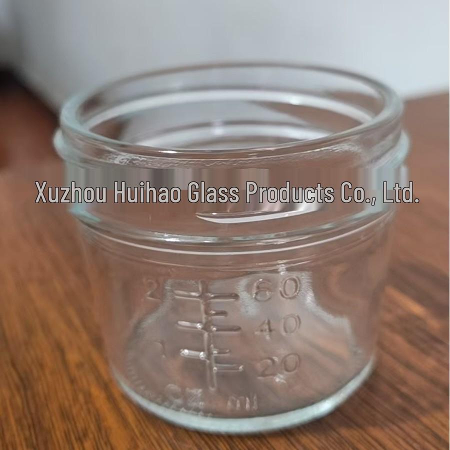 High-Temperature Resistant Thickened Glass Caviar Storage Jar 101-200ml