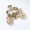 Gray Gu Liang Pumpkin Car Brooch Fairy Tale Style Color Medieval Block Retro Temperament Women'S Pin