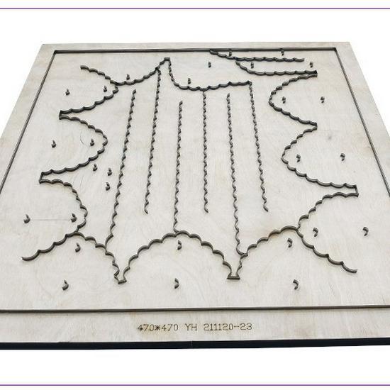 Handmade Leather Goods Die-Cutting Template with Japanese Steel Blade