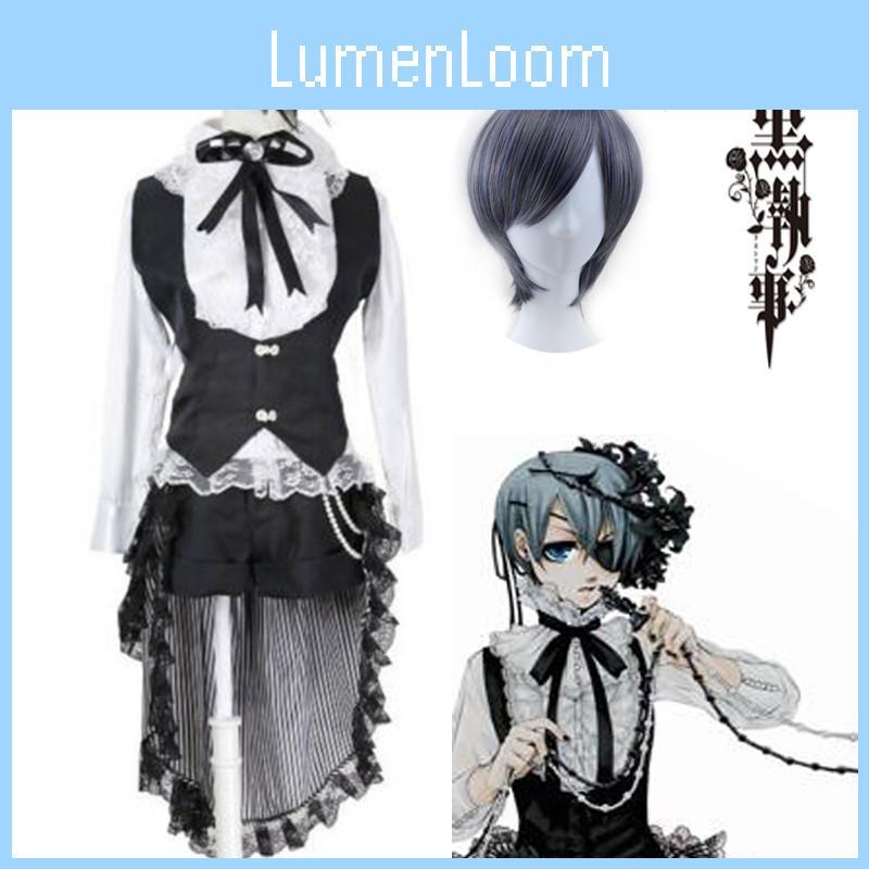 Nádherný cosplay kostým Ciela Phantomhive z Black Butler s dokonalým stehováním