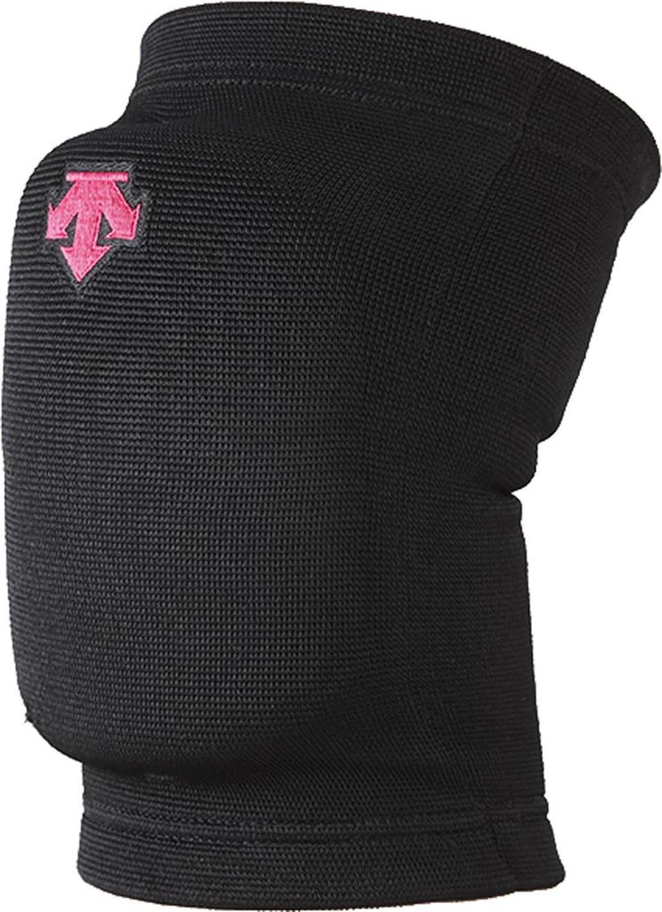 DESCENTE Volleyball Knee Support Black X Magenta Pads, (BMZ), DVB-8600