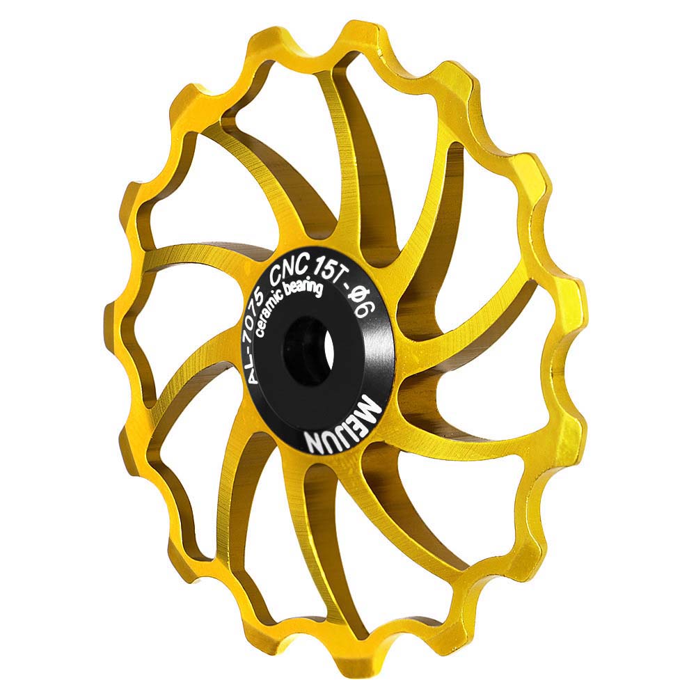 Road Bike Mountain Bike 14T 15T 16T Pulley Wheel Ceramics Bicycle Parts Rear Derailleur Guide Wheel Bearing Guide Roller