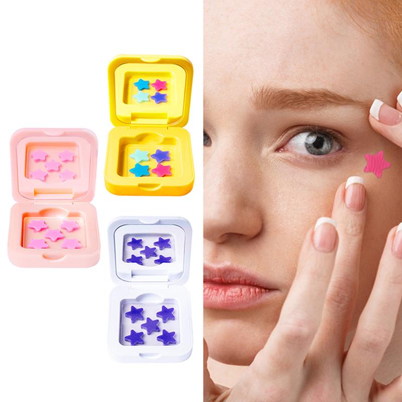25/48 Patches Hydrocolloid Acne Patch Fade Repair Invisible Acne Removal Stickers Concealer Makeup Tool Star With Mirror