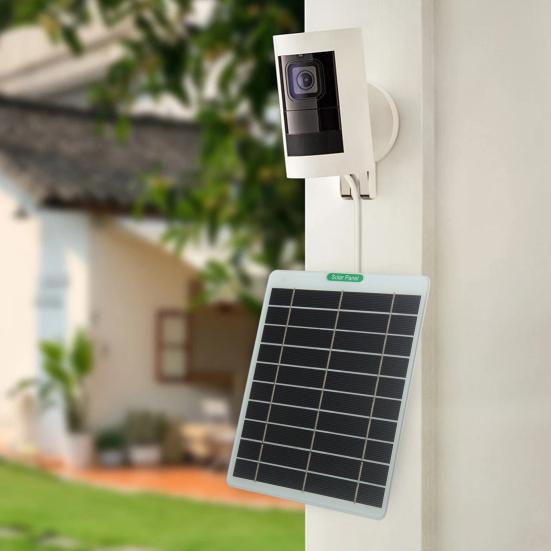 Solar Panels IP65 Waterproof U-Shaped Design 5V/5W Output Solar Charger for Arlo Pro 5S/Ultra/Pro 3/Ultra2/Pro 4 5V/5W Output