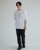 Nuseuka Big Rudy Unisex Oversized Short Sleeve T-Shirt (White)