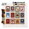 Christmas Art And Craft Projects Cross Stitch Kit, Winter Holiday DIY Embroidery Xmas Starter Kit for Adults Tree Adults, Home Decor Threads Tools