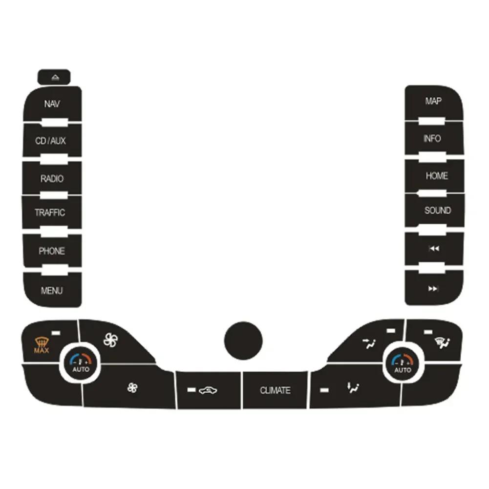 Central Control Panel Button Repair Decal Sticker Air Conditioning Panel Repair Button Set For FORD For S-Max 2011 China Mainland