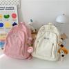 School Bag Female Ins Japanese Casual Girl Primary School Student Backpack Junior High School Student High School Student Cute Girl Backpack Tide