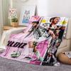 Juventus Team Print FlAannel Blanket, High Quality Comfortable for All Seasons, Home Decor, Warmth and Comfort
