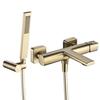 LAVEO Tores Wall-mounted Bathtub Faucet with Shower Set, Brushed Gold