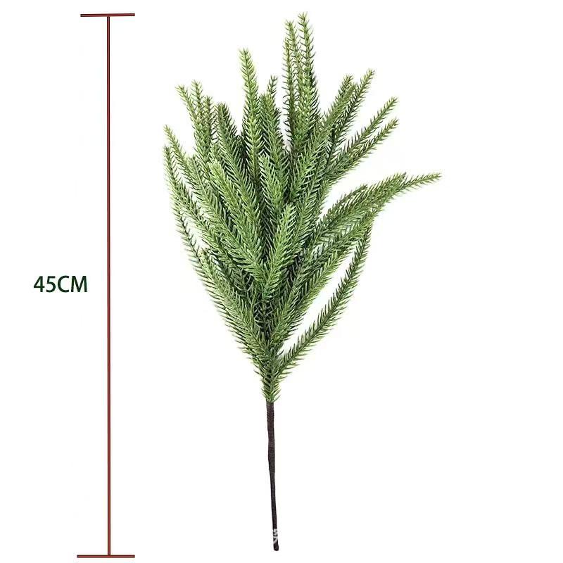 

Искусственная гирлянда из норфолкской сосны с мягкими резиновыми иголками: Зеленые рождественские декоративные лианы