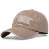 Embroidered 'NEW YORK' Baseball Cap - Washed Fabric, Spring & Autumn Style