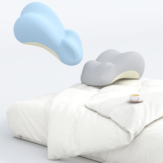 Couple Sleeping Pillow Memory Foam Wedge Cushion Hygienic Breathable Cover High Elastic Core Ergonomic Design Butt Cushion
