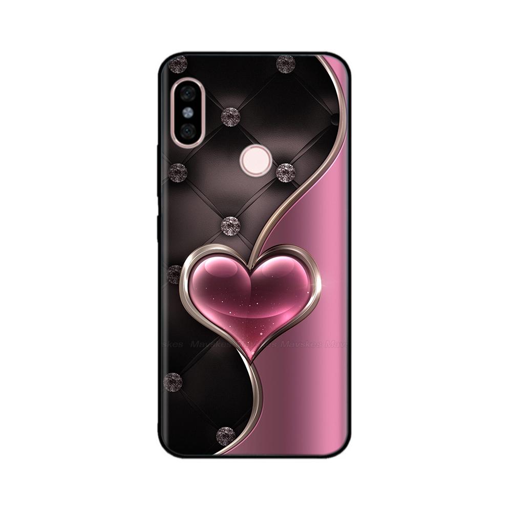 Luxury Case For Redmi Note 5 Pro Patterned Full Protection Soft Liquid Silicone Cartoon Cover For Xiaomi Redmi Note 5 Pro Note5