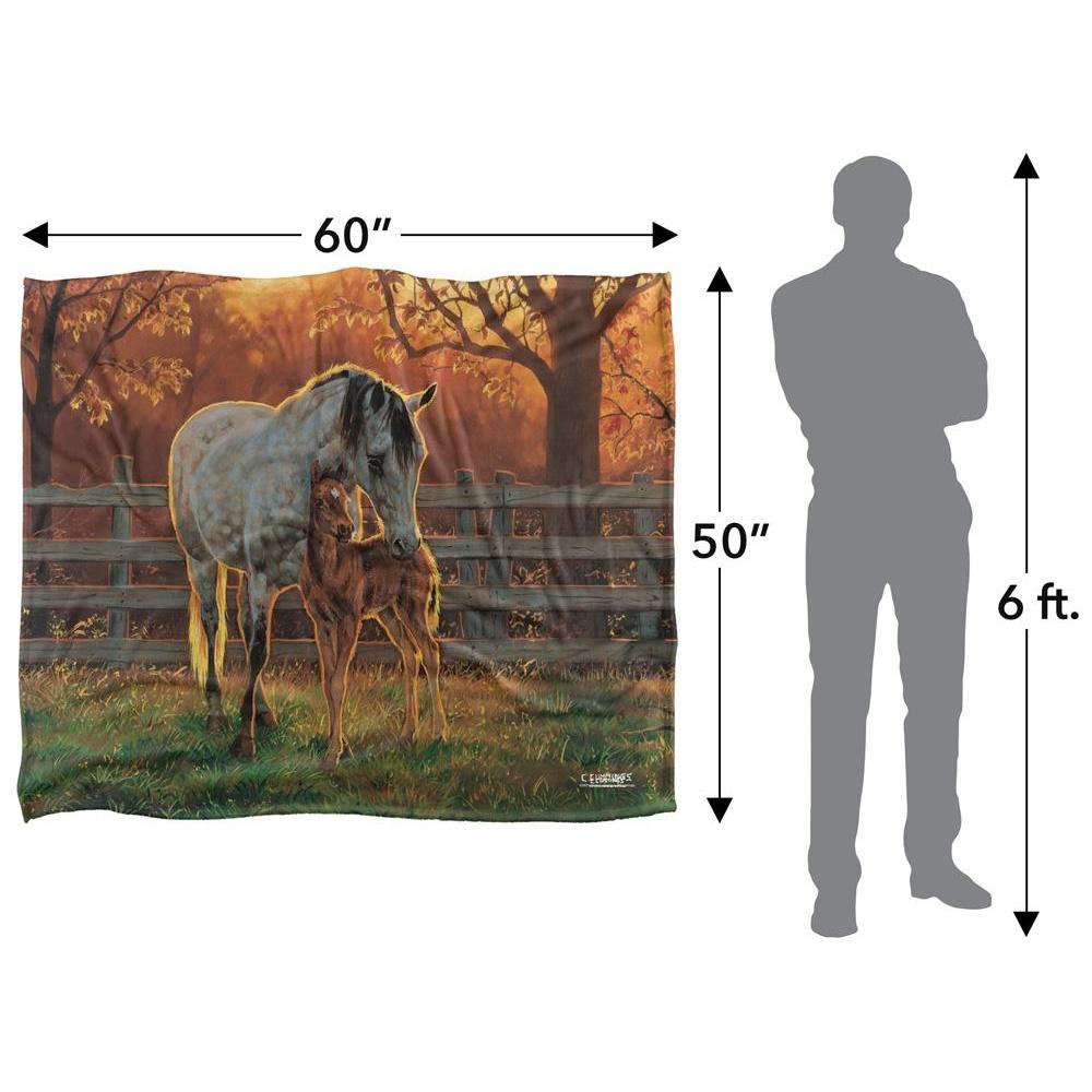 Wild Wings Silky Mother And Child Supersoft Blanket