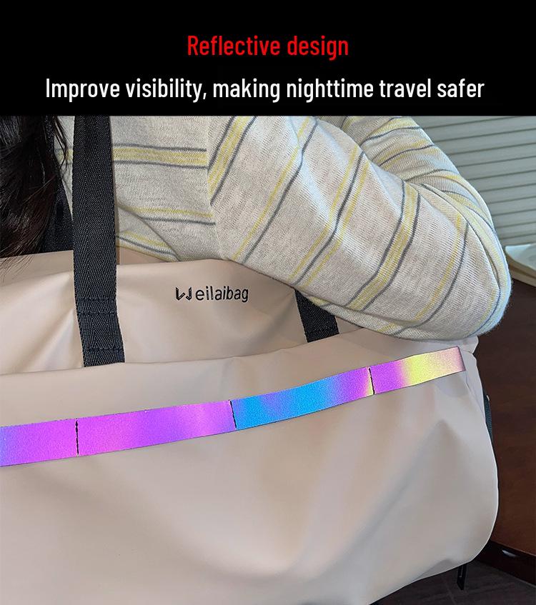 Women's Crossbody Travel Bag: Large Capacity, Wet/Dry Separation, Single-Shoulder Sports Fitness and Swimming Bag