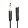 Gold-Plated All-Copper Shielded 6.35mm Stereo Noise-Reducing Guitar/Organ Audio Extension Cable (Male to Female)