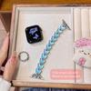 Elasticity Butterfly Diamond Band For iWatch Ultra 10 9 8 42mm 45 46mm 49mm Woman Bracelet Strap For Apple Watch 7 6 5 4 40mm 41