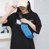Jogging Fanny Pack Mini Crossbody Bag Sports Waist Bag 3 Pockets Travel Wallet Chest Bag for Men Women Running Travelling Hiking Biking