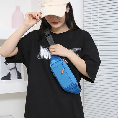 Jogging Fanny Pack Mini Crossbody Bag Sports Waist Bag 3 Pockets Travel Wallet Chest