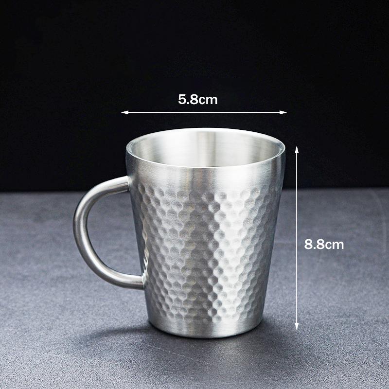 

Золотая кружка для пива из нержавеющей стали 304, стаканы для воды с ручкой, кружки для кофе, молока, сока, летний инструмент для бара, термозащитные, для напитков на кухне A1