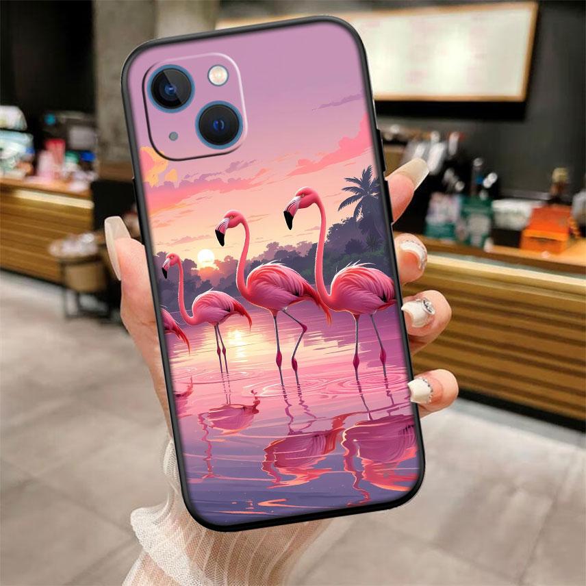 IK28 Flamingos Pink New High-End Shell Phone Case for iPhone SE X XS XR 16E 17 11 Pro Max 8 7 6 6s Plus Air