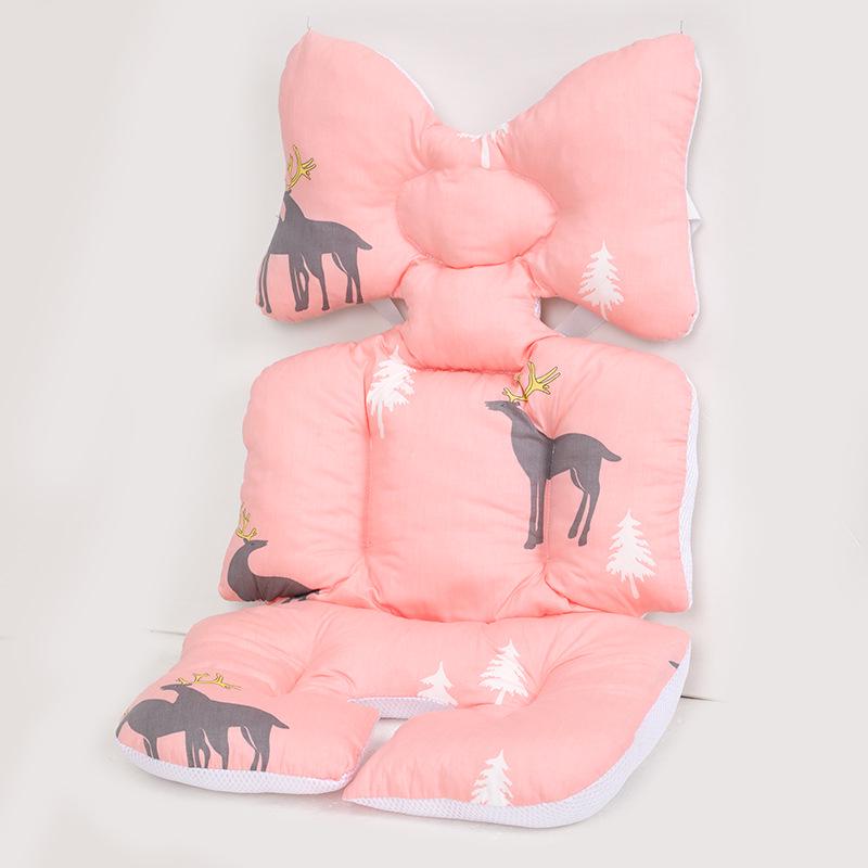 Almofada Universal para Carrinho de Bebê e Cadeira de Refeição para Todas as Estações - Almofada de Algodão com Calor e Espessura Adicionais para Outono/Inverno