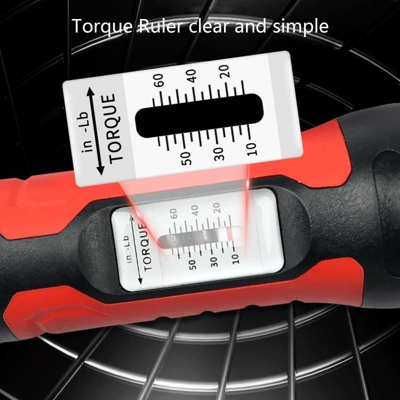 

Torque Screwdriver Wrench Adjustable 10-65In.lb Manual Maintenance Repair Tool CN