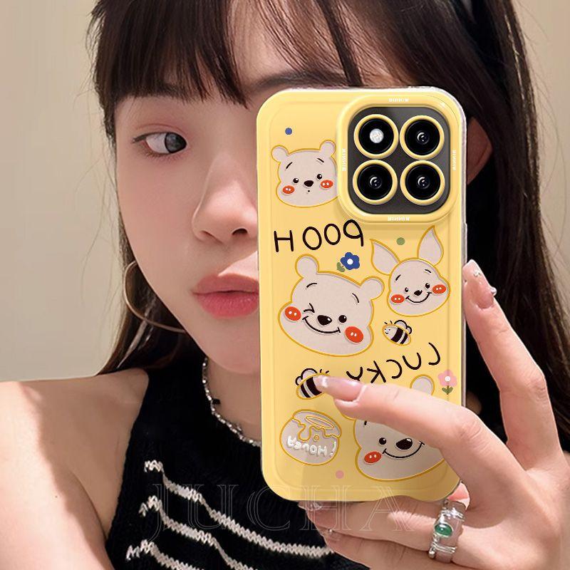 Applicable to Mi 11 mobile phone case, high-end all-inclusive Mi 11promax anti-drop mobile phone case, cartoon Winnie the Pooh.