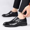 Soft Leather Shoes Mens Business Casual Shoes Slip-on Black Brown Loafers Shoes Flat Comfortable Brand Male Footwear