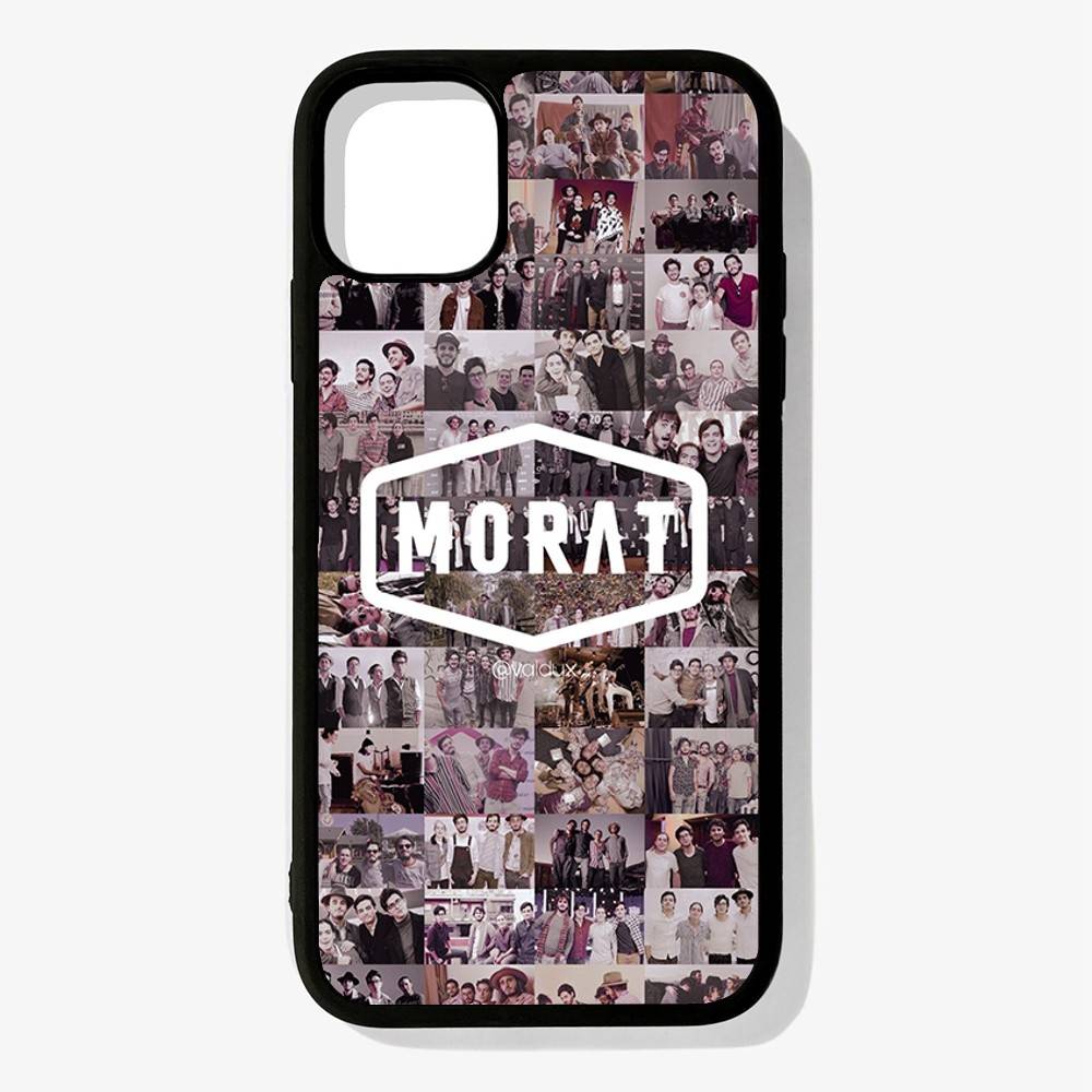 M-Morat Band Phone Case Wireless Charging PC+TPU For IPhone 11 12 13 14 15 16 17 Pro Max Plus Case