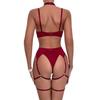 Sexy Lingerie Sexy Garter Hollow Four-Piece Set for Women