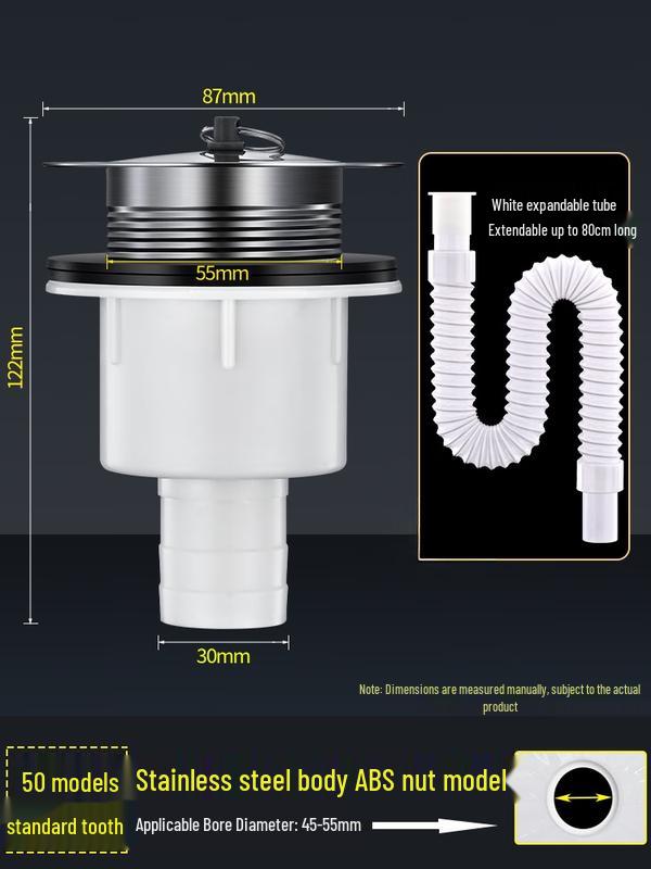 Керамический кухонный сифон с прямой трубой