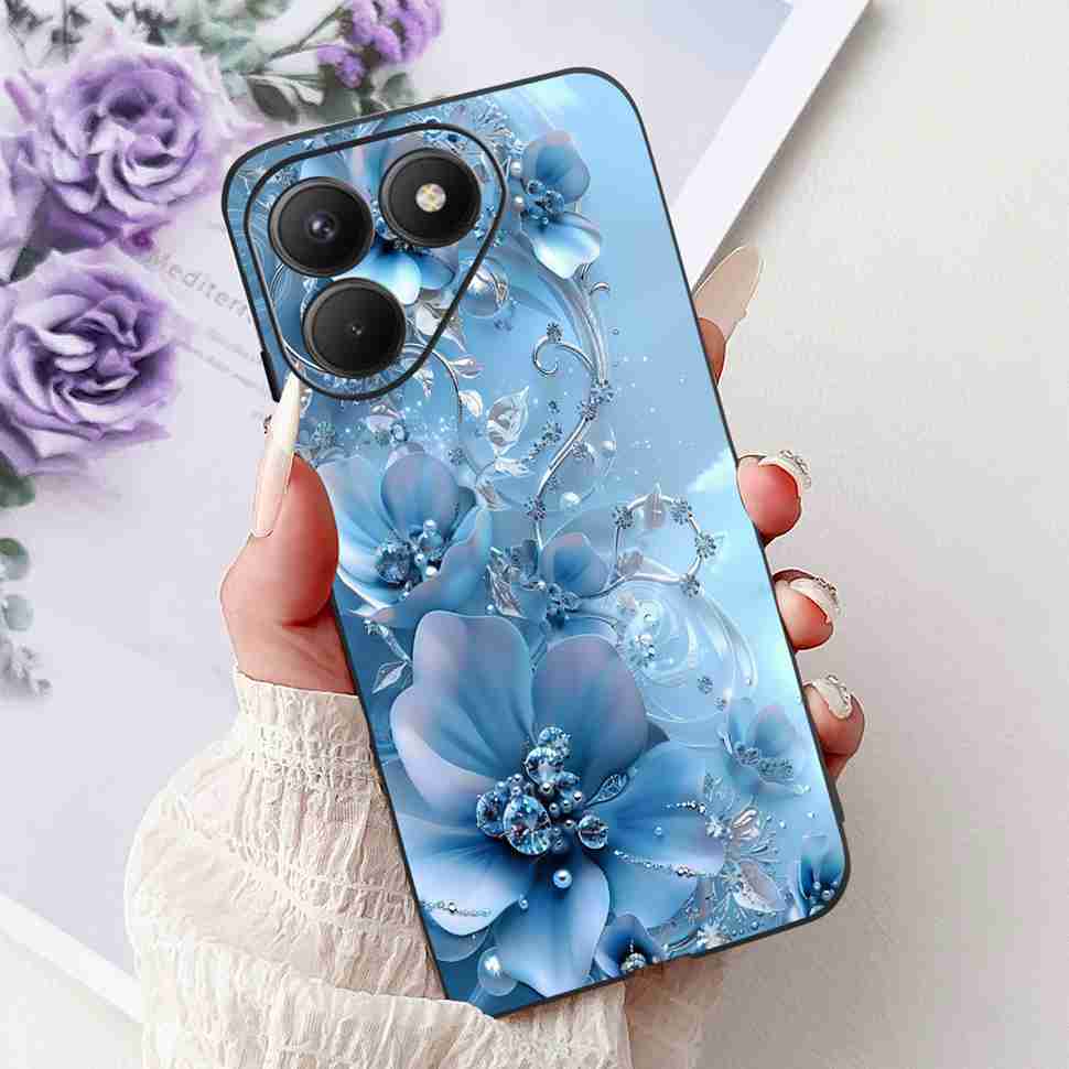 ShockProof Silicone Case For Tecno Pova 7 4G Cover Soft TPU Cases for Tecno Pova 7  Pova7 Neo 4G LJ6 Phone Cover Coque