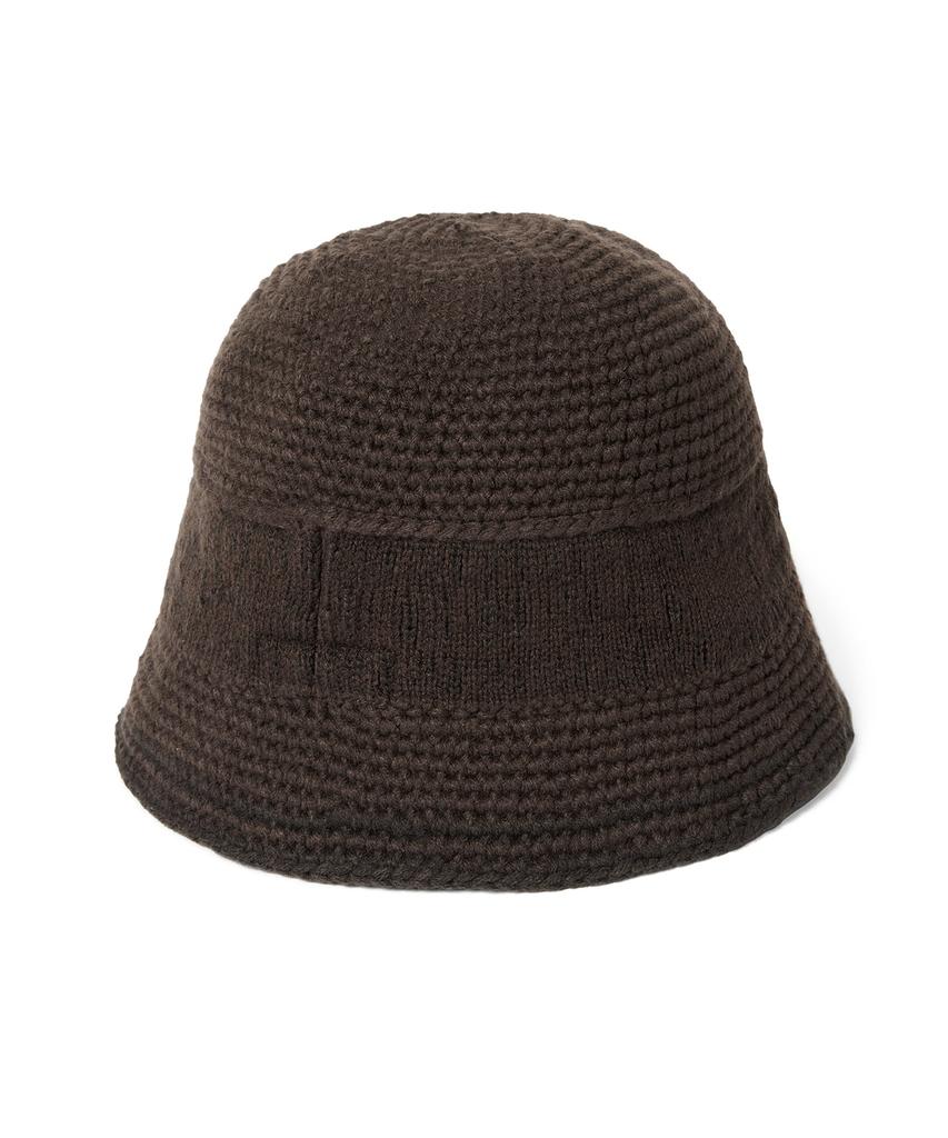THISISNEVERTHAT Crochet Bucket Hat Brown