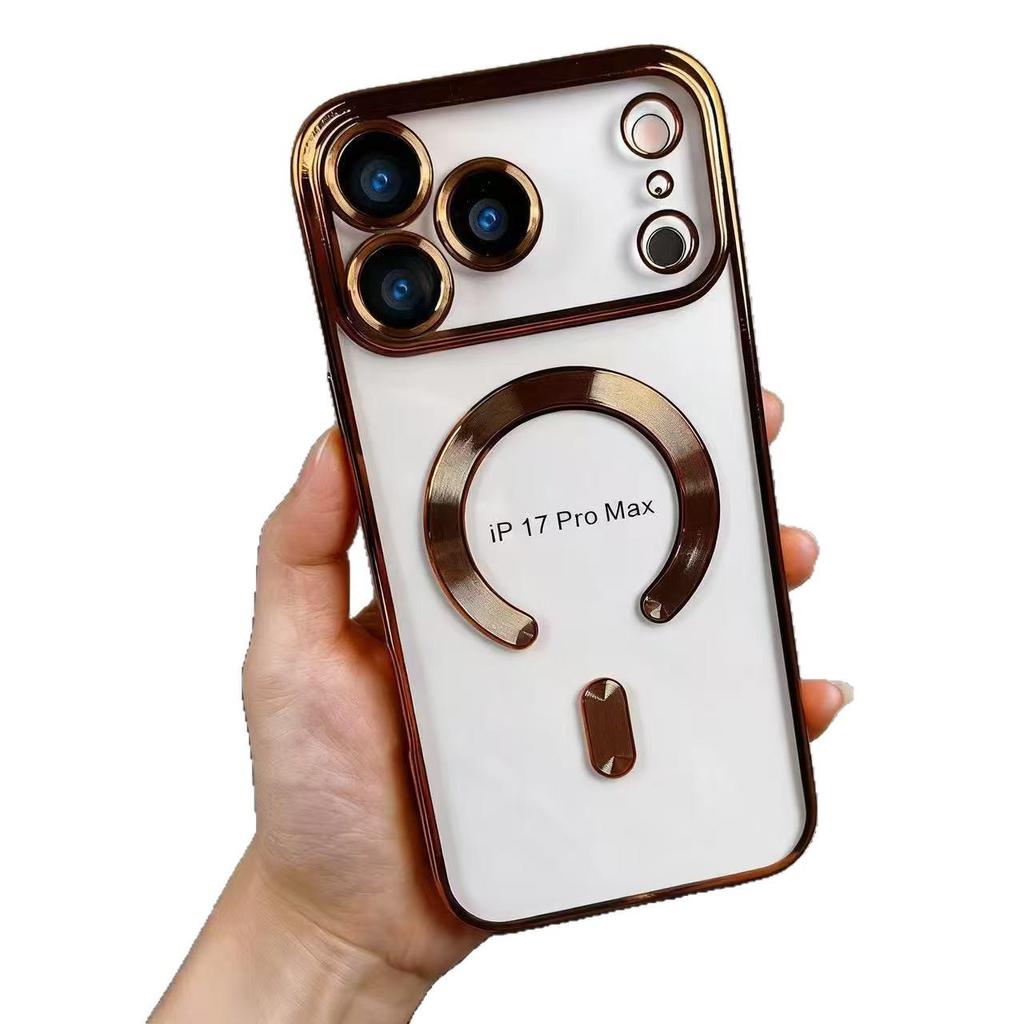 Magnetic Suction Luxury Phone Case for iPhone 16/15 Pro Max