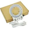 Microscope LED Ring Light Illuminator Stereo Microscope Adjustable Stereo Zoom Camera Light 32LED (White)