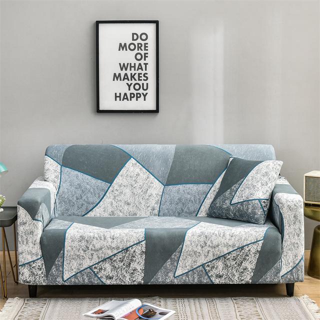 Modern Elastic Sofa Covers For Living Room Sectional Corner L -Shape Sofa Slipcovers Chair Protector Couch Cover 1 /2 /3 /4 Seater