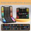 Soft Tip Black Box Acrylic Marker Pen Set, 60 Colors for Student Art and Layering