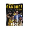 Pedro Sanchez Spain PSOE Throw Blanket for Couch Soft Cozy Plush Blanket 50x60 Inch Multi-size Bedspread for All Seasons